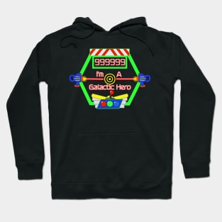 Galactic Hero High Score Theme Park Ride Hoodie